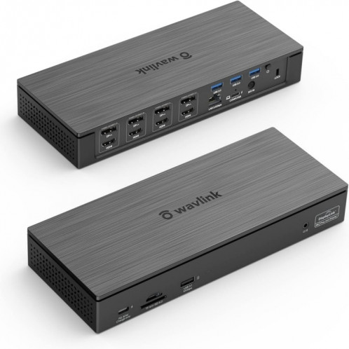 Wavlink UG69PD8 100W PD 18 en 1 Station d'accueil universelle de type C compatible avec station d'accueil, prise : SW46021807-08